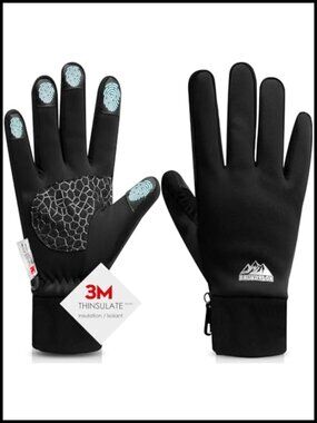 Winter Gloves 3M Thinsulate Lycra Touchscreen Anti-Slip Cycling Gloves